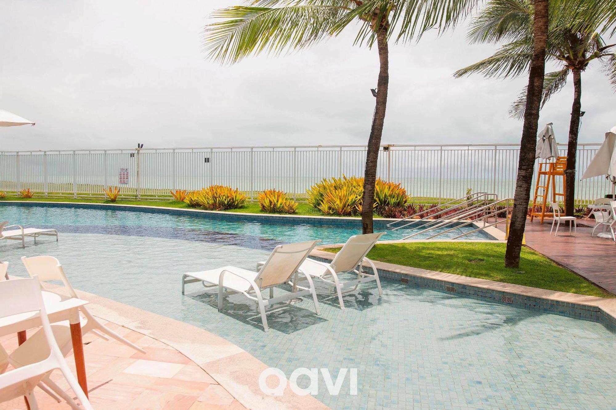 Qavi - Flat Resort Beira Mar Cotovelo #Inmare322 Parnamirim Exterior foto